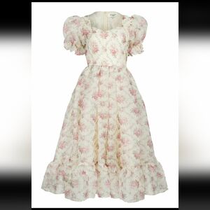 Floral Puff Sleeve Dress